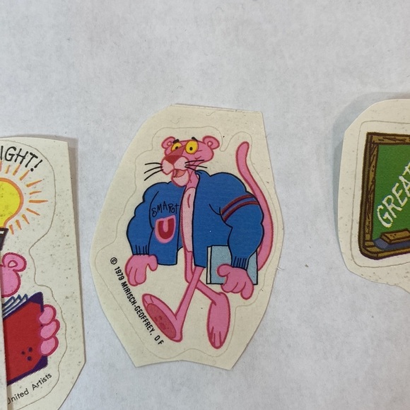 5 for $25 Pink Panther vintage‎ 1979-1981 stickers 38 ct - Picture 8 of 8